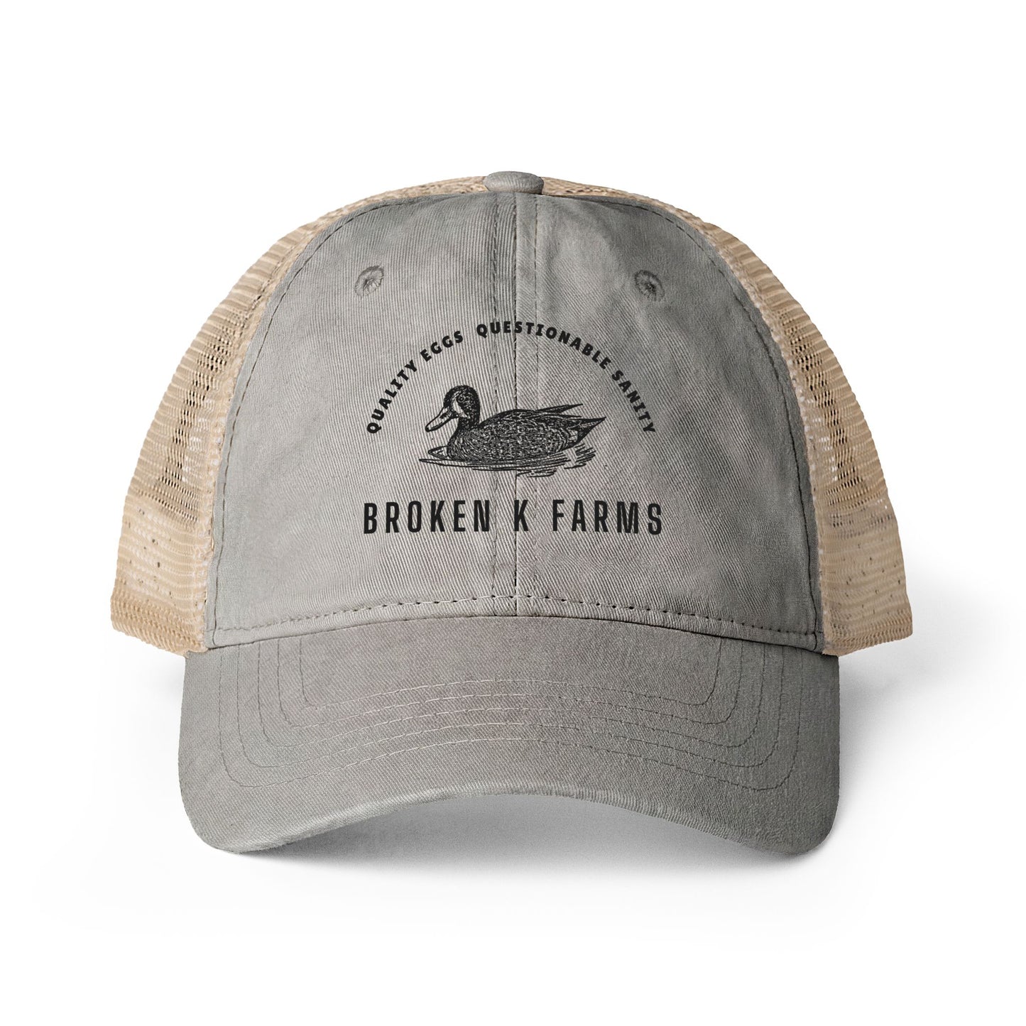Women's Washed Mesh-Back Cap