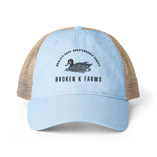 Women's Washed Mesh-Back Cap