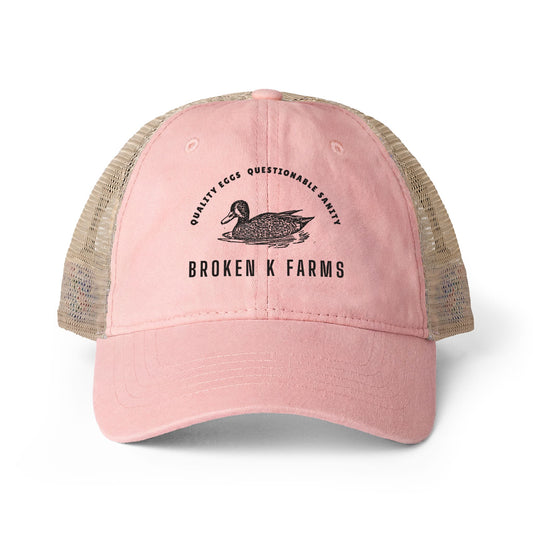 Women's Washed Mesh-Back Cap