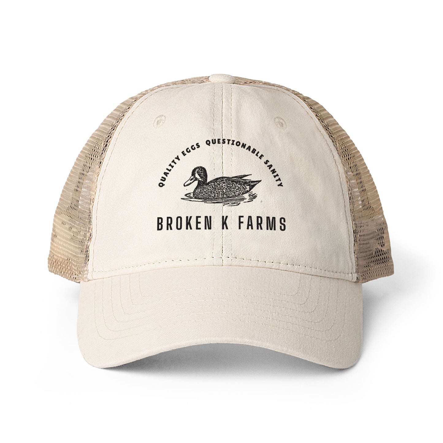 Women's Washed Mesh-Back Cap